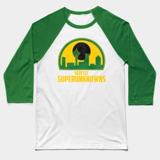 Seattle Superunknowns / Grunge Music Tribute Baseball T-Shirt